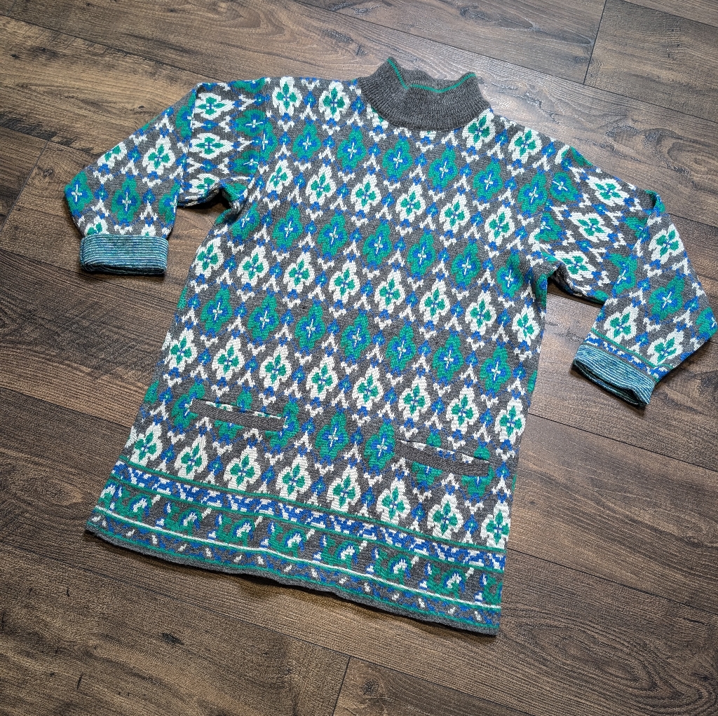 Diapositive Por Naf Naf Vintage Grandmacore Sweater Pockets Size Medium/Large